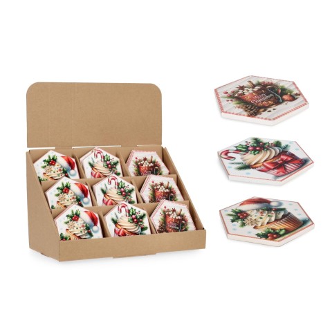SOTTOBICCHIERE GWEN CUPCAKE 3 ASSORTITI